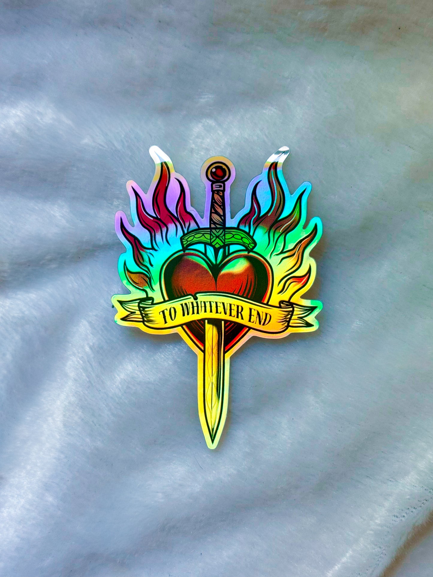 To whatever end Goldryn + Fireheart - Sticker