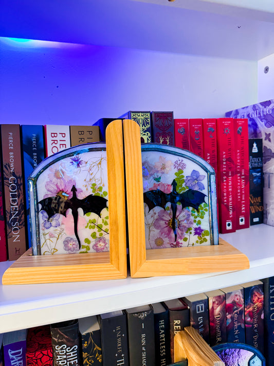 Abraxos Floral - Bookend PAIR