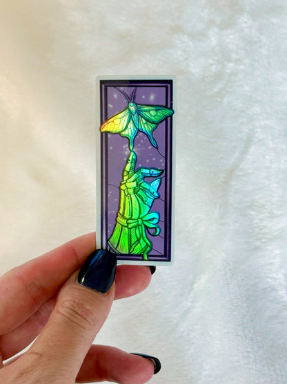 Sticker: The Moth and the Gauntlet