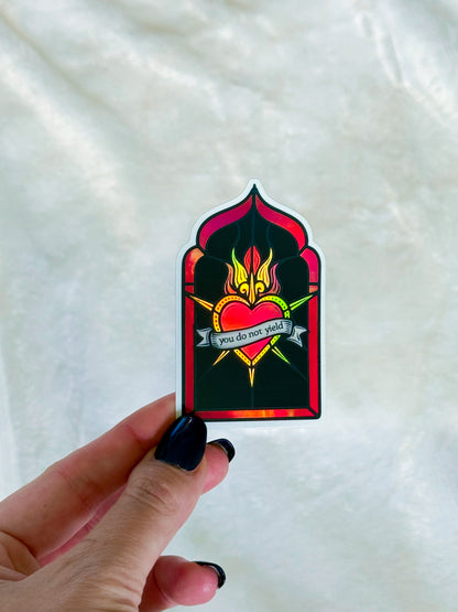 Sticker: Sacred heart YDNY