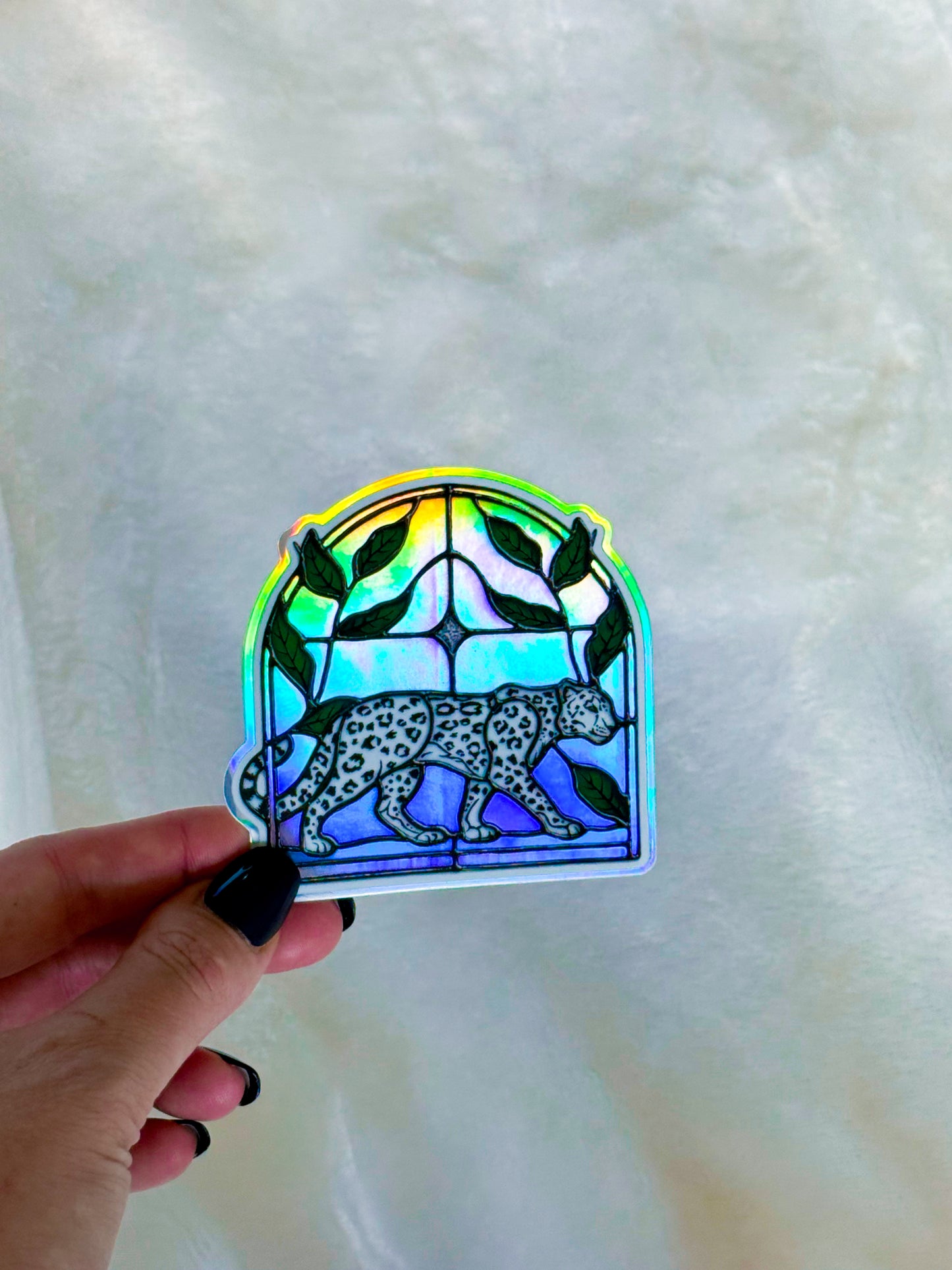 Sticker: Snow Leopard