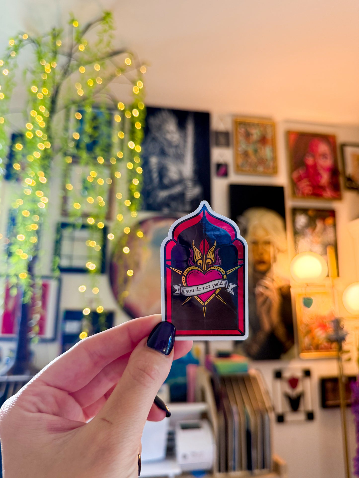 Sticker: Sacred heart YDNY