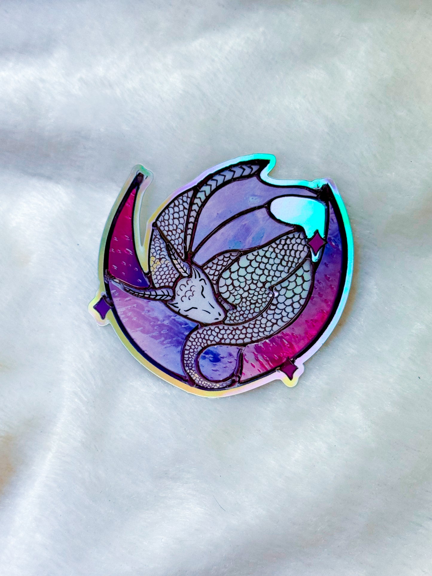 Sleeping Dragon - Sticker - Discounted